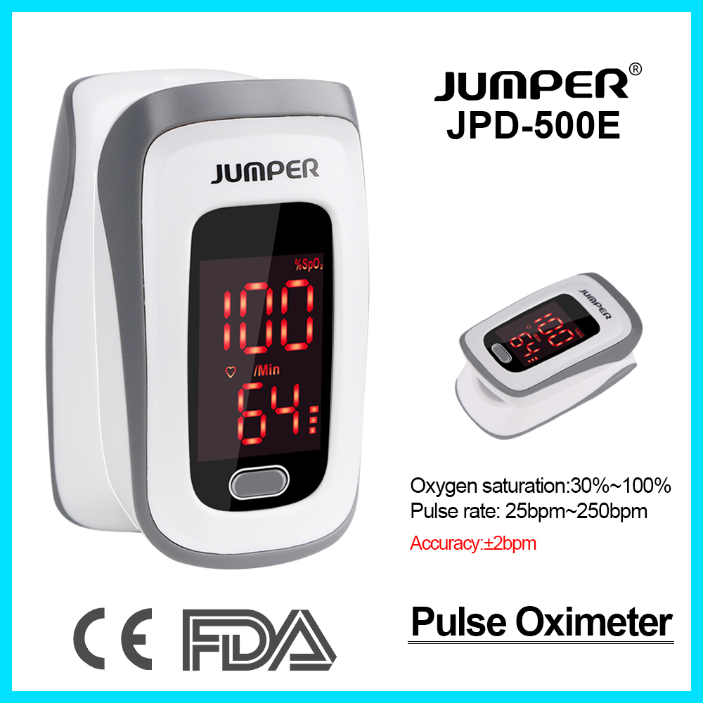 Máy đo nồng độ Oxy Spo 2 - Jumper 500E- giá 650-850k